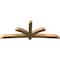 Ekena Millwork Davenport Timber Gable Bracket, Western Red Cedar, 108"W x 40"H x 5 1/2"D x 5 1/2"F, 9/12 Pitch GBW108X40X0606DAV00SWR - alternate 5